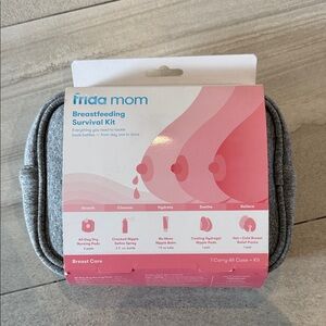 Frida Mom Breastfeeding Survival Kit - Gray